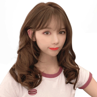 一片式蓬松短发片 假发女V型大波浪卷发假发片隐形无痕接发假头发