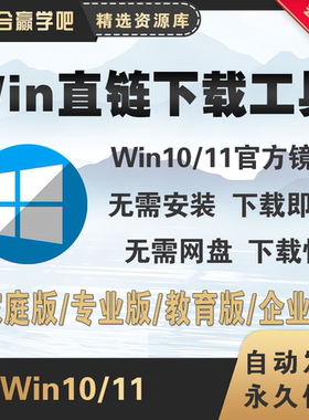 win10/11官方原版系统镜像直链下载工具无需要网盘一键下载