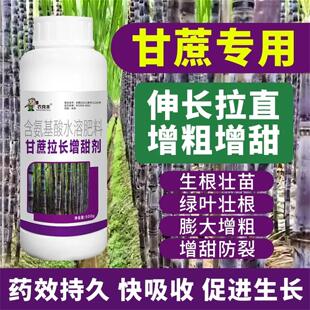 甘蔗拉长增甜剂拔节增粗增甜茎秆粗壮抗倒伏膨大防裂生长素调节剂