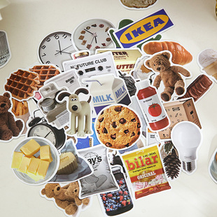 小日子不翻篇 杯子防水贴纸diy手机壳平板 ins涂鸦卡通生活日常