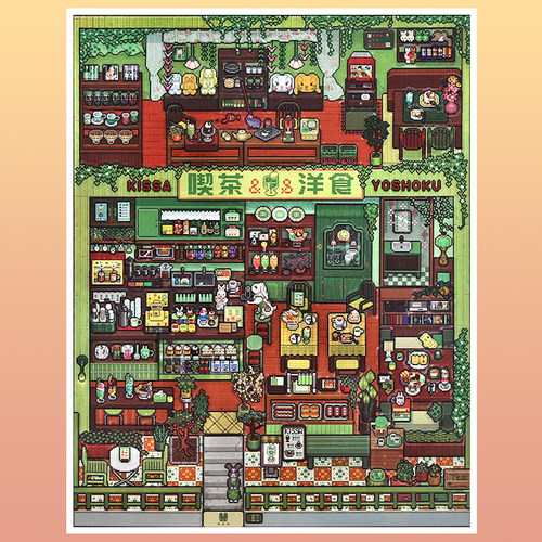 今日营业中第49弹造景贴纸