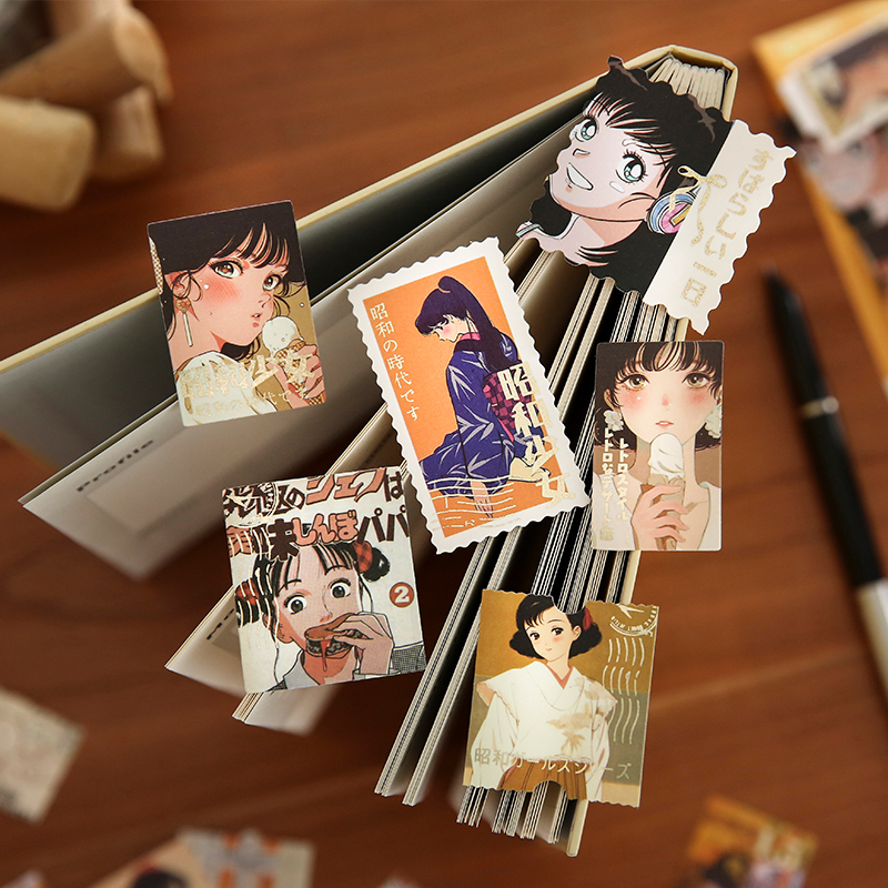 小日子不翻篇昭和时代日式贴纸包