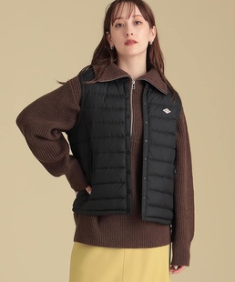 日单2025冬新款 BEAMS联名D@NTON 尼龙防水超轻百搭圆领羽绒服背心