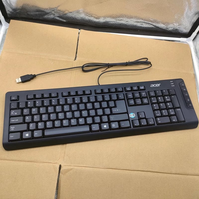 ACER/宏基有线键盘鼠标USB口多媒体键盘游戏办公台式笔记本通用