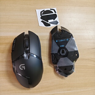 适用罗技Logitech G402有线鼠标外壳上壳底壳滚轮脚贴维修配件