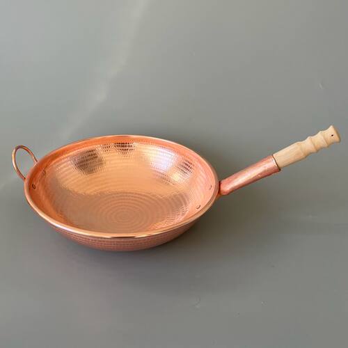 紫铜炒菜锅家用纯铜炒锅