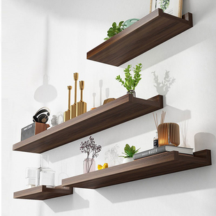 免打孔墙上置物架上墙客厅墙面悬空层板电视背景墙可装饰书架挂墙