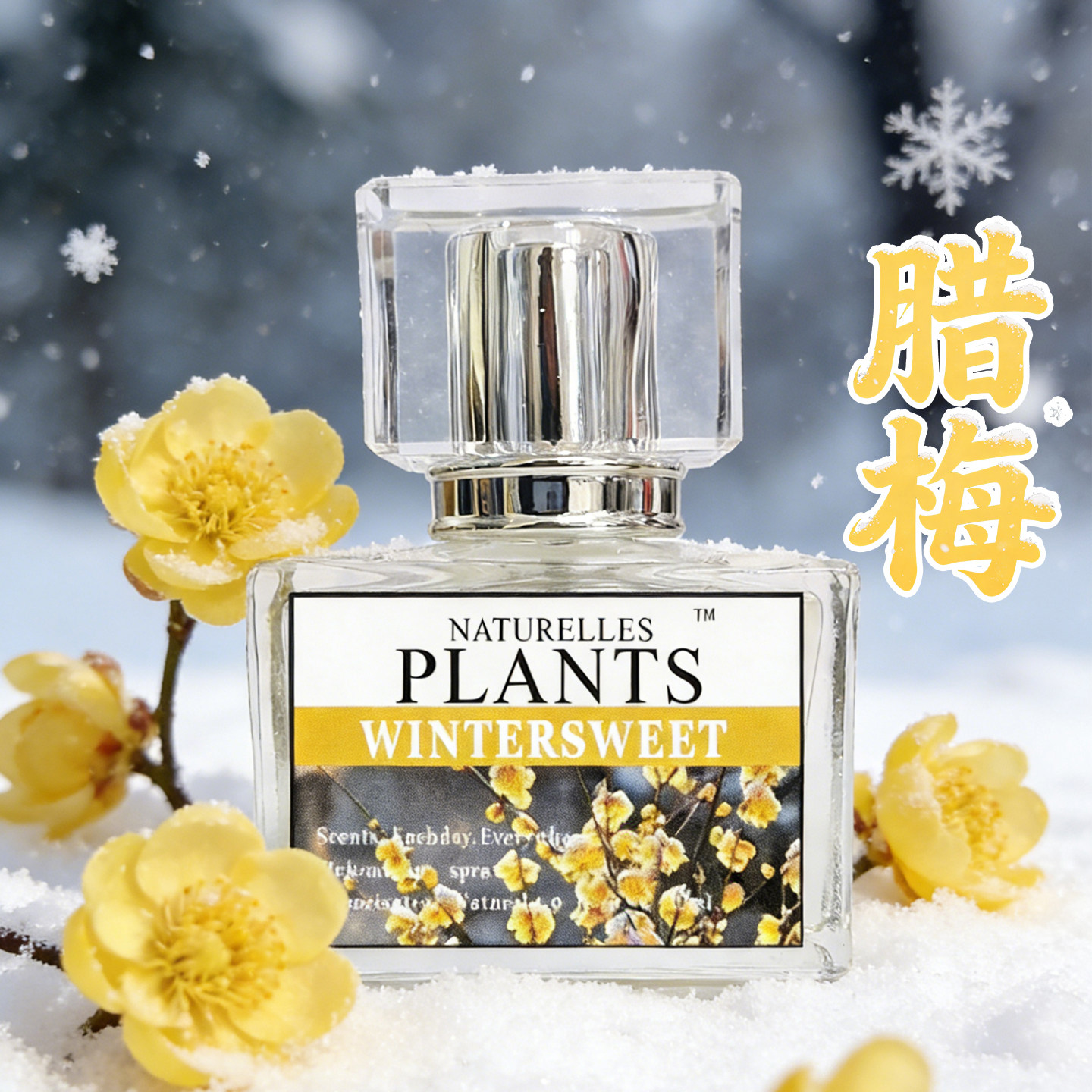 腊梅香水女士腊梅花味小众香水清新自然持久淡香花香调礼盒包装