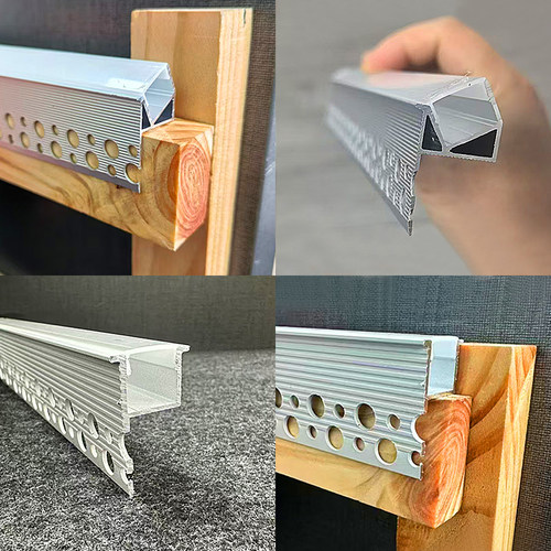 新款竖发光双眼皮极窄线形灯嵌入式洗墙灯悬浮吊顶灯槽线性反光灯