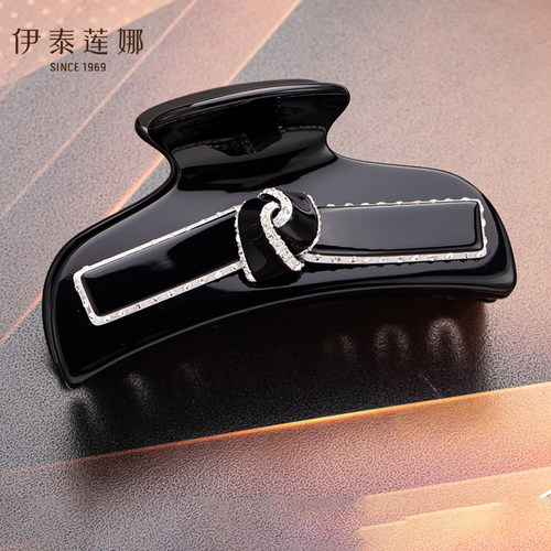 系带蝴蝶结镶钻发爪伊泰莲娜