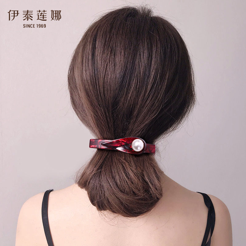 含珠法国板材发夹 三色选仿珍珠发量中等盘发夹 女 知性 伊泰莲娜,饰品/流行首饰/时尚饰品新,发饰,淘宝优惠券,粉丝福利购,淘宝优惠卷
