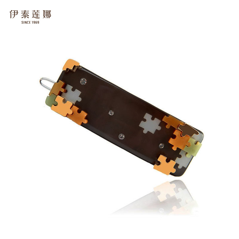 拼图发边夹刘海夹女气质高级感图片