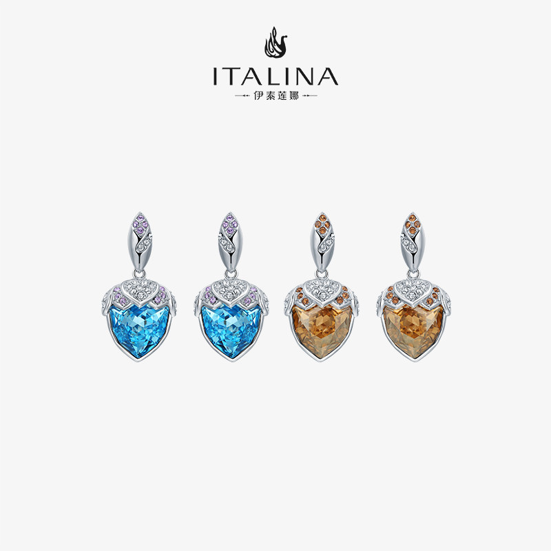 伊泰莲娜ol风气质耳环女长款耳坠防过敏耳钉耳饰节日礼物