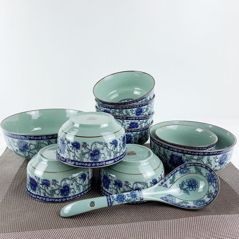 牡丹系列 真武加厚金钟碗 米饭碗 汤碗面碗 酒店商业用碗家庭用碗