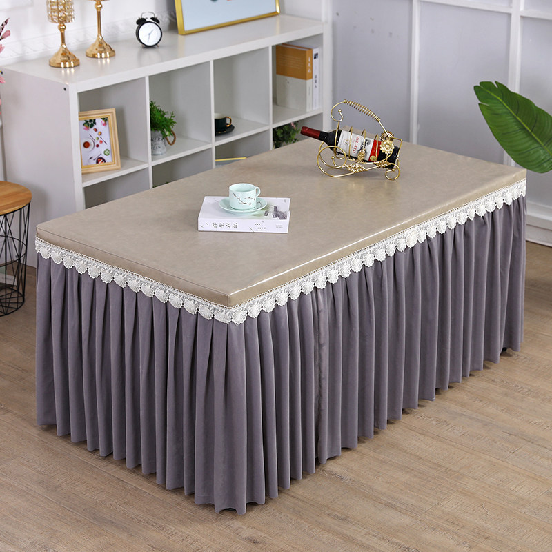 电暖炉桌取暖桌套茶几套绒布长方形新款电炉罩烤火桌布烤火炉罩子