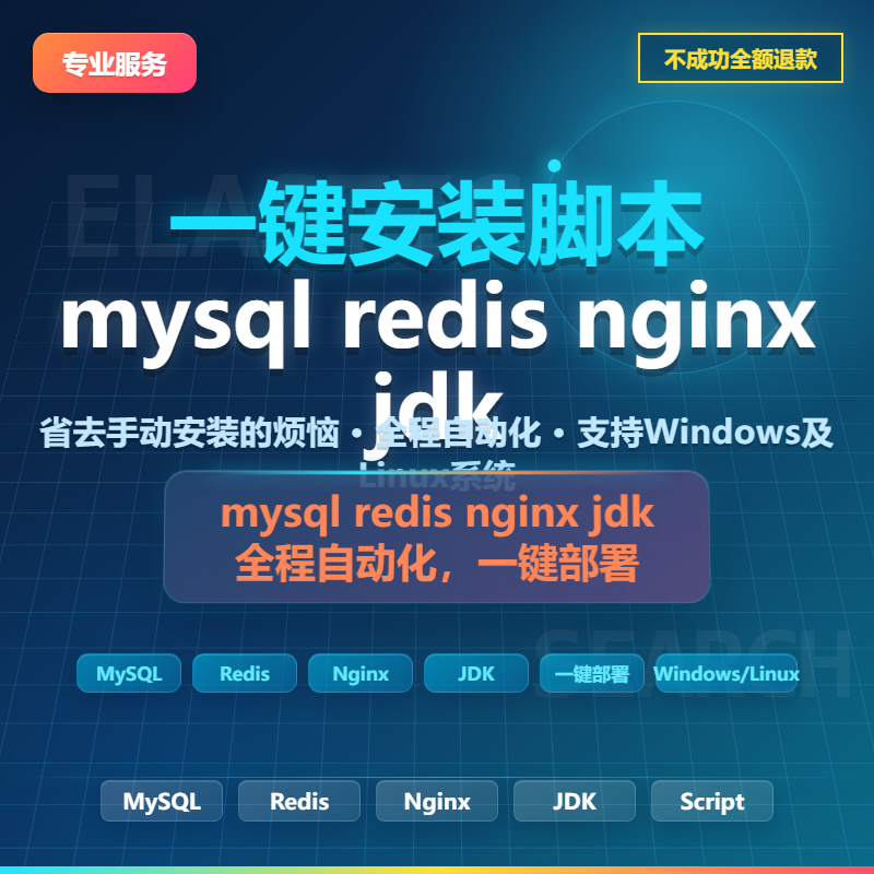 mysql8|一键安装脚本|liunx|centos|windows|支持不同版本定制