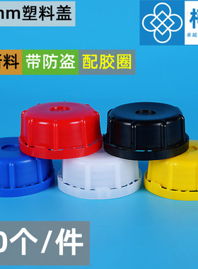 25升塑料方桶外盖塑料盖子胶壶盖20升化工桶25公斤方罐蓝色防盗盖
