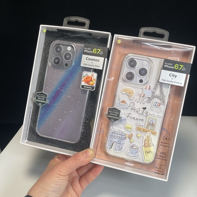 15promax手机壳清cang~鱼骨switcheasy手机壳适用于苹果iphone15promax保护套城市系列/星空系列