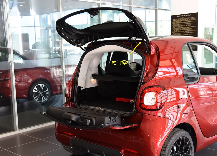 适用于斯玛特smart小精灵451后备箱液压杆尾门玻璃伸缩支撑杆w453