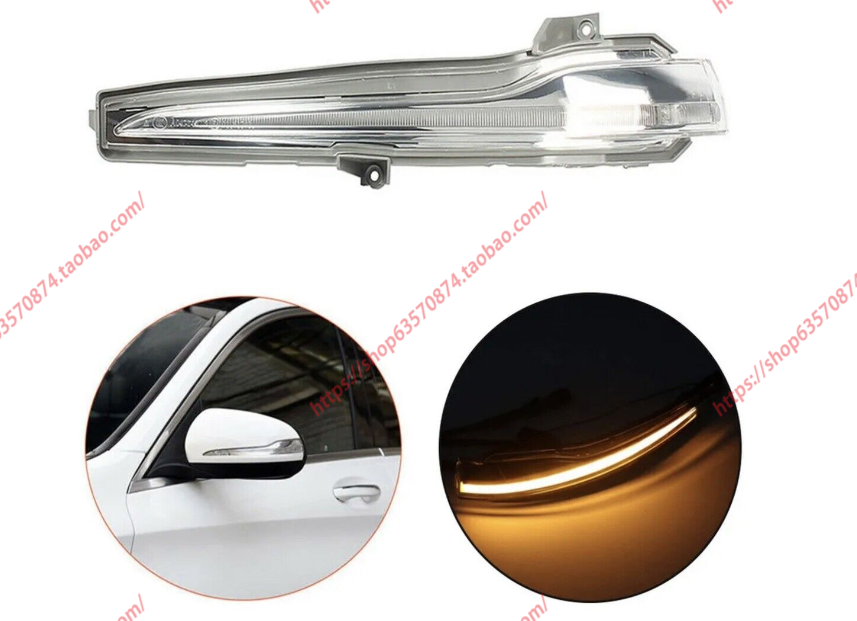 适用20-24年新款奔驰GLE350倒车镜灯GLS450 480 gls600 LED转向灯