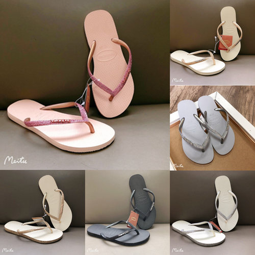 havaianas女士休闲风沙滩拖鞋