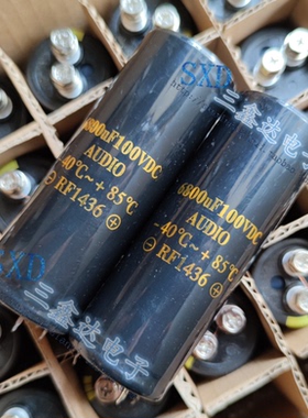 6800UF100V 100V6800UF全新原装音频功放专用电解电容器4脚35*95