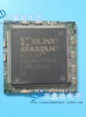 XC2S100-5PQ208C   XC2S100进口原装拆机带板 质量保证 特价