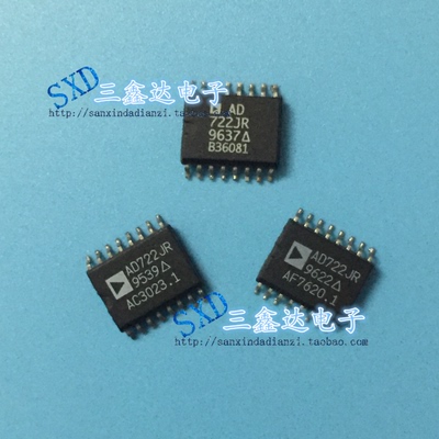 AD722JR  AD722进口原装拆机仪器放大器集成IC 芯片 贴片SOP16