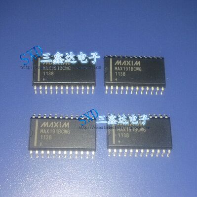 MAX191BCWG  MAX191B 原装拆机MAX191BCWG贴片 质量保证
