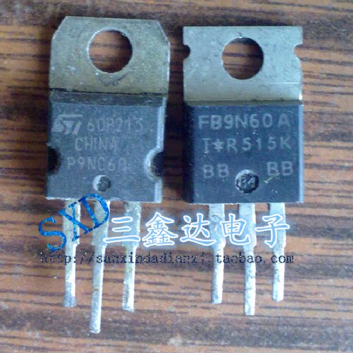 FB9N60A P9NC60 9N60原装进口拆机场效应管进口电动车充电器专用
