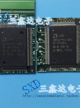 AM188ES-25KC AM188 TM ES-20KC 25KC 40KC原装进口拆机带板 保质