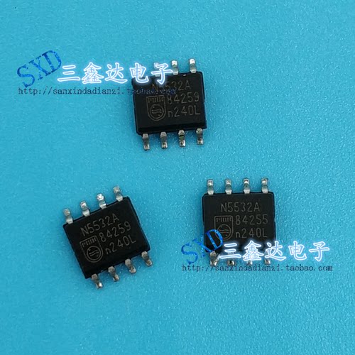 NE5532D N5532A 原装进口拆机 低噪声高速音频双路运算放大器SOP8