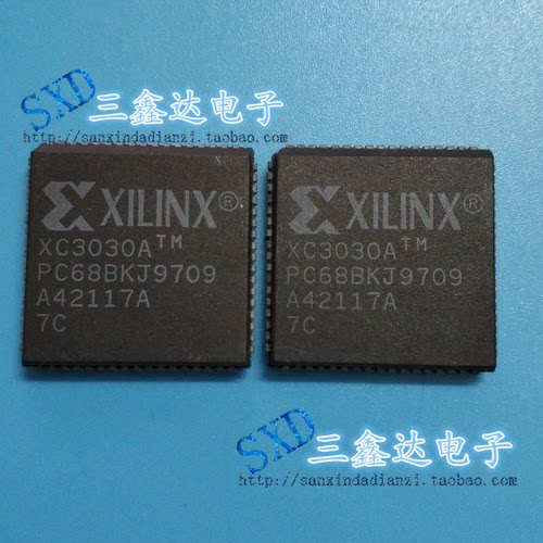 XC3030APC68C  XC3030A-PC68C原装拆机集IC PLCC68质量保证