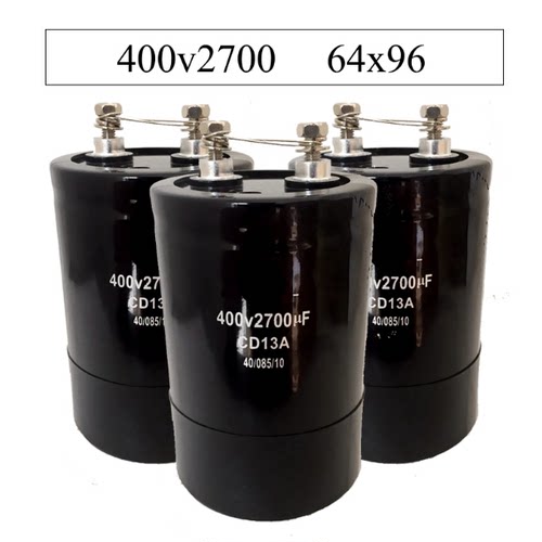 400V2700UF 2700UF400V全新原装 螺丝脚电解电容64x96【现货可直接拍下】质量保证。满额包邮活动火热进行中。高性价比，现货型号齐全，仓库系统化，专业配货，当天发出。欢迎购买。