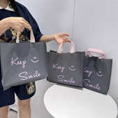 衣服用手提袋子塑料袋定制礼品包装 装 定制logo 店女装 高档磨砂服装