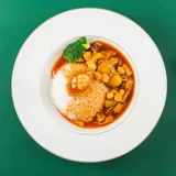 Блюда с рисовой рыбой с растякой 250 г*2 мешки с подогревом сока с пленкой, рис, рис, рис, фаст -фуд, замораживание, удобные блюда