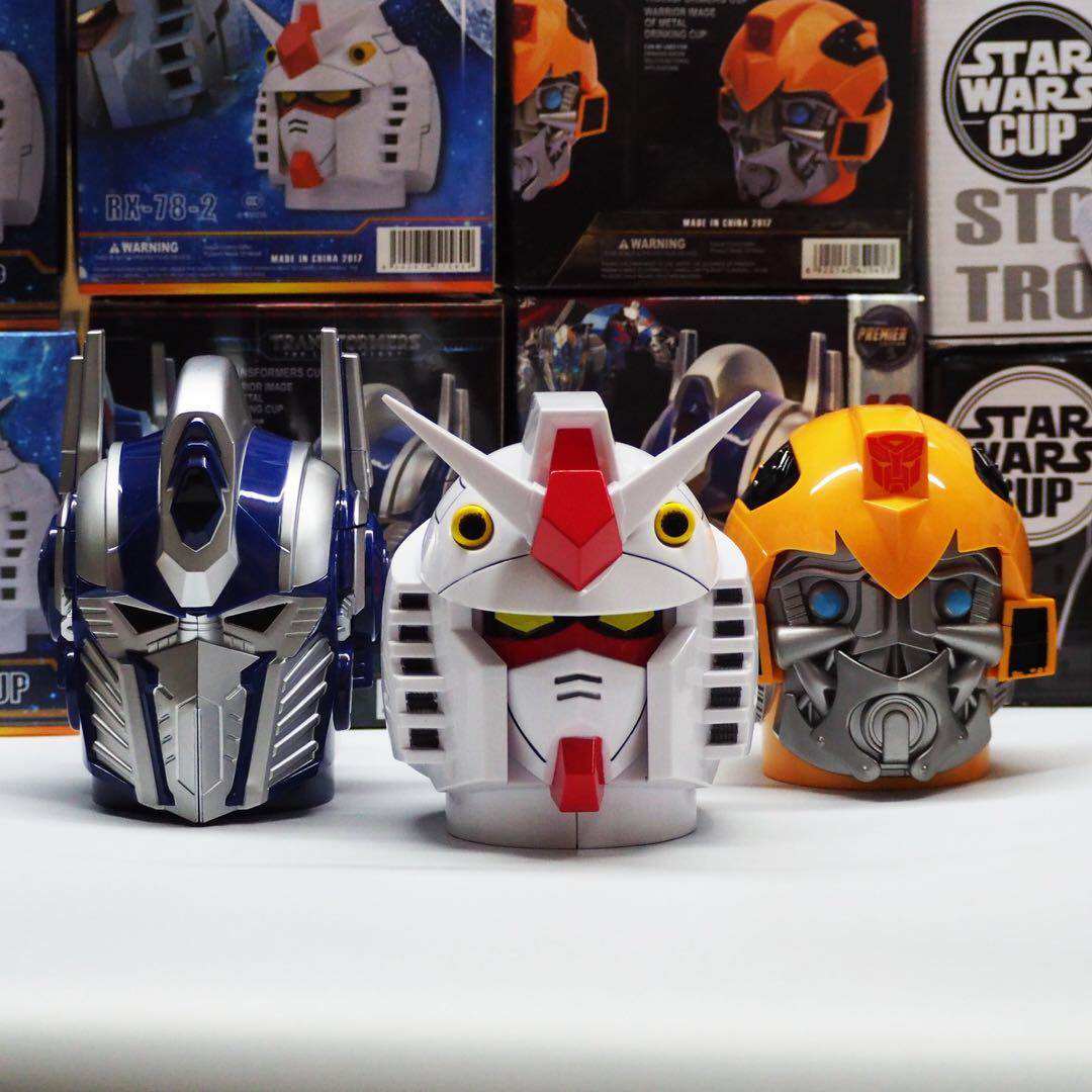 铁胆万能侠高达擎天柱大黄蜂不锈钢水杯翻盖杯子啤酒杯咖啡马克杯,模玩/动漫/周边/娃圈三坑/桌游,动漫水杯/居家/百货,淘宝优惠券,粉丝福利购,淘宝优惠卷