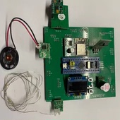 健康监测仪 心率血氧体温检测 语音报警OLED屏WIFI传输aaa