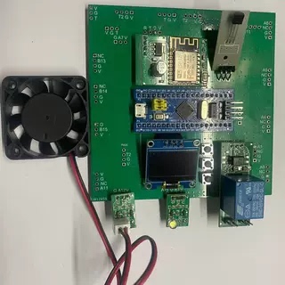 智能家居温控系统 STM32控制 手机远程遥控开关 温控风扇aaa
