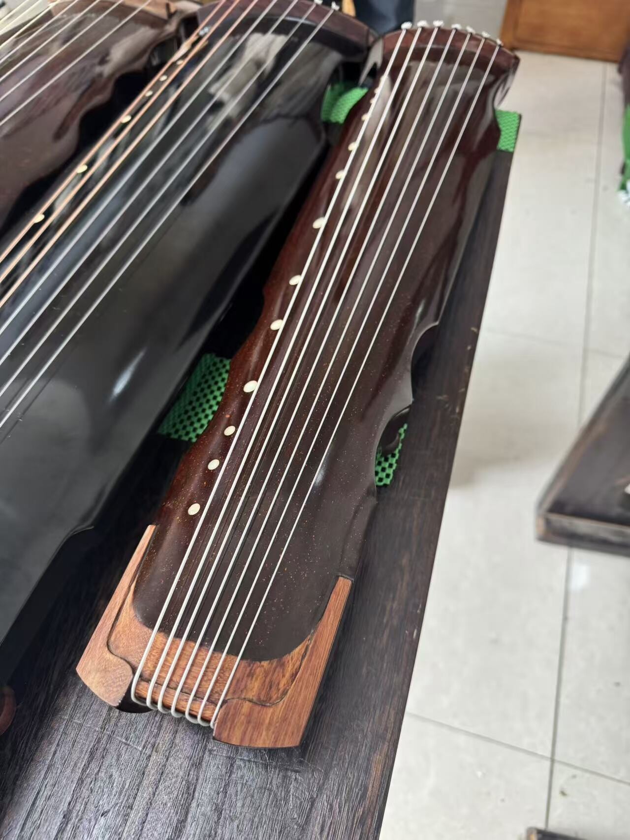 古琴初学入门半生漆膝琴伯安古琴