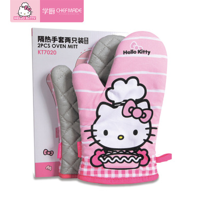 烤箱微波炉helloKitty防烫手套厚