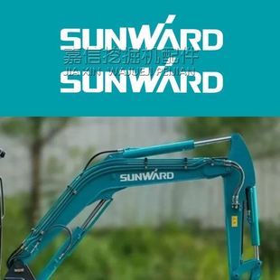 挖掘机配件适用于山河智能微型SWE18UF型号大臂配重全车标签贴纸