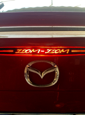 马自达M6轿跑高位刹车灯贴MAZDASPEED碳纤维眼睛装饰贴汽车身贴纸