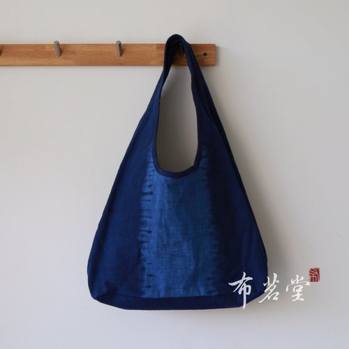 扎染和尚包单肩包布茗堂