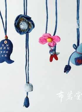 手工布艺项链手链布茗堂可爱卡通