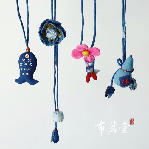手工布艺项链手链布茗堂可爱卡通