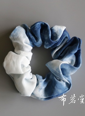 扎染发圈头花布茗堂丝棉