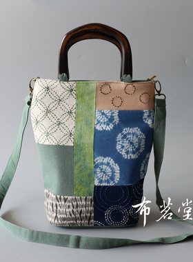 特色拼布手提包布茗堂
