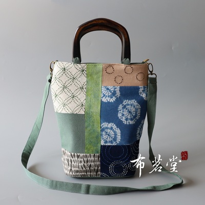 特色拼布手提包布茗堂