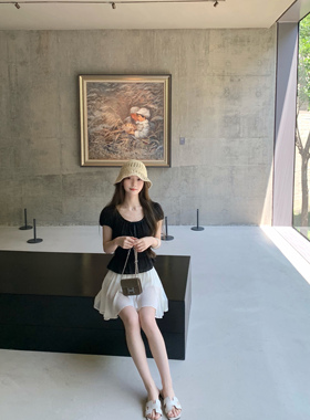 清仓特价 鎏金丝质 70%天丝30%醋酸小衫女夏2025新款设计感上衣